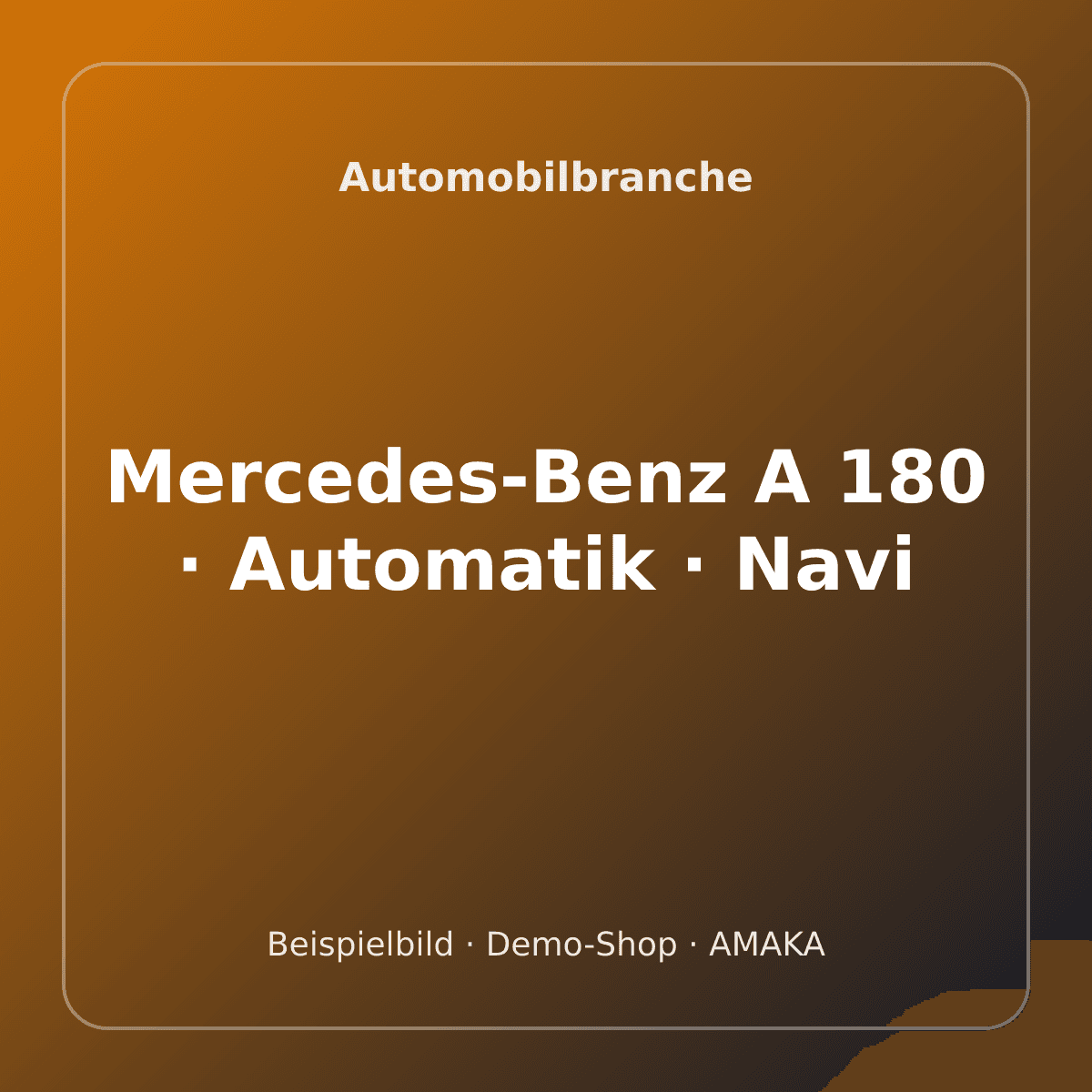Mercedes-Benz A 180 · Automatik · Navi – Bild 1