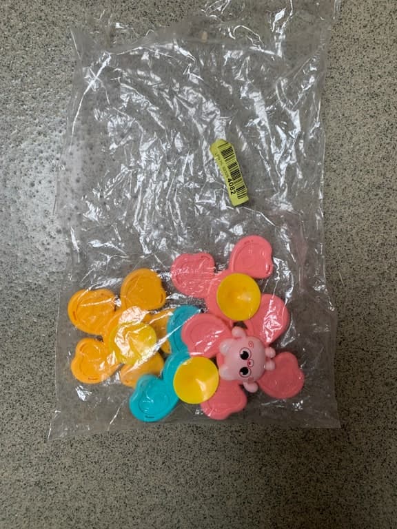 Baby-Beißringe / Greif-Spielzeug Schmetterling-Form 3er-Set – Pastellfarben