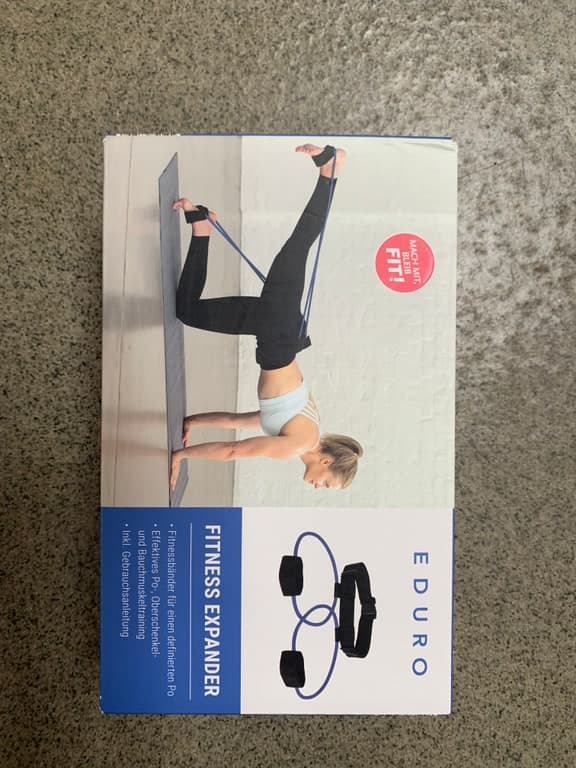 EDURO Fitness-Expander Po, Oberschenkel und Bauchmuskeltraining