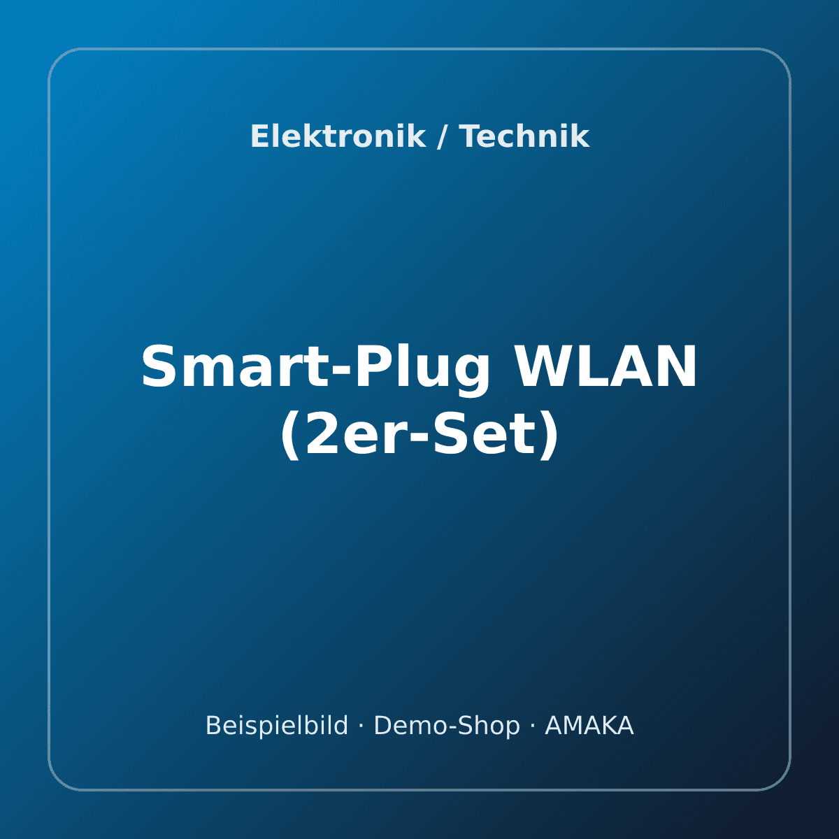 Smart-Plug WLAN (2er-Set) – Bild 1