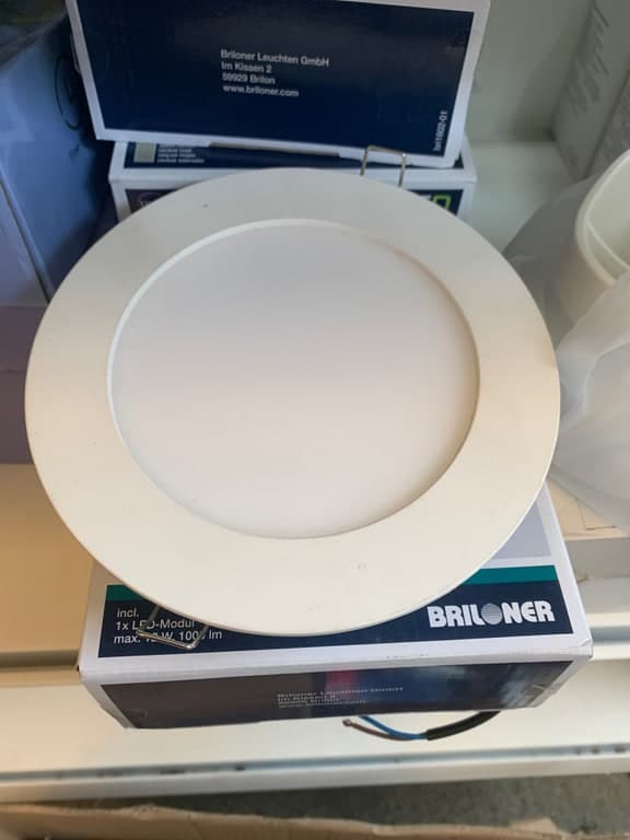 Briloner LED-Einbaupanel rund weiß (inkl. LED-Modul)