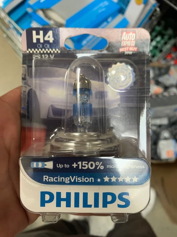 Philips RacingVision Auto-Halogenlampe 12342RVB1 Code 472 (Made in Poland)